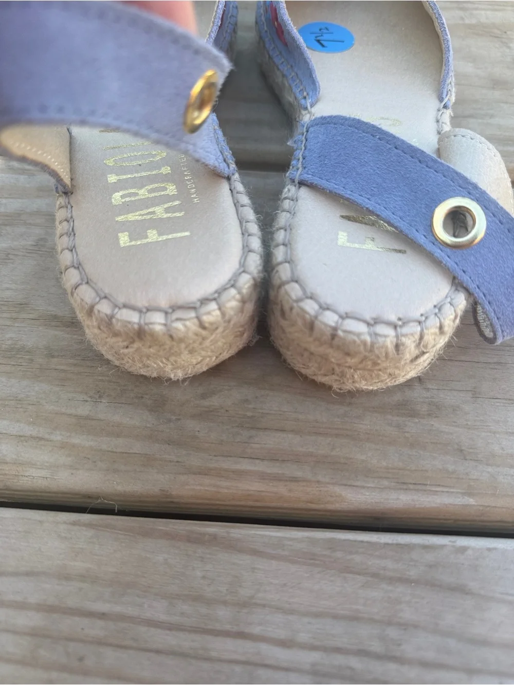Lavender Embroidered Floral Espadrille Slingbacks - Picture 3 of 6